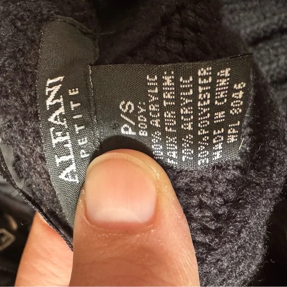 Unique Boho Black Ruffled Cardigan Sweater - Picture 4 of 4